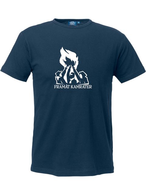 T-shirt Men, Navy - Framåt (stor logo)